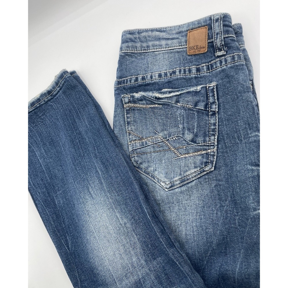 BKE Women's Boot Cut Jeans - Blue